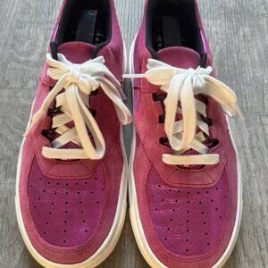 SAS Suede Leather Metallic Sneakers Womens Pink USA Made